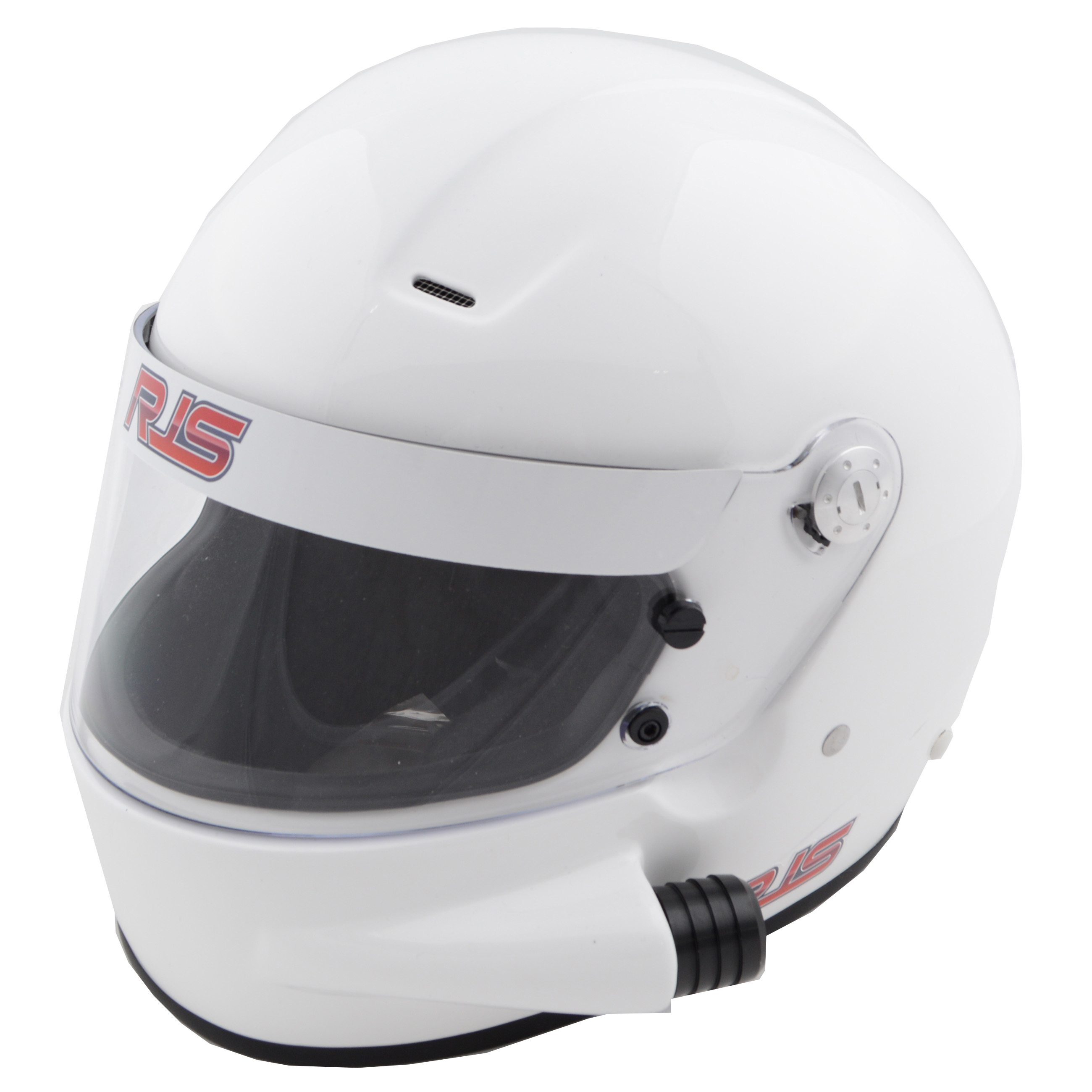 RJS PRO VENTED HELMET FULL FACE WHITE